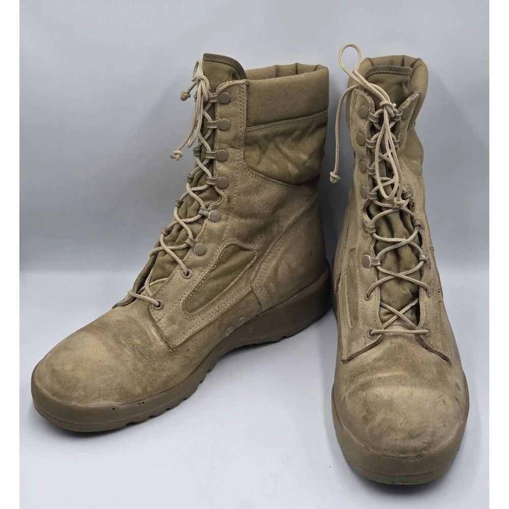 Bates Military Hot Weather Combat Boots Mens 13N Tan Desert Tactical Army
